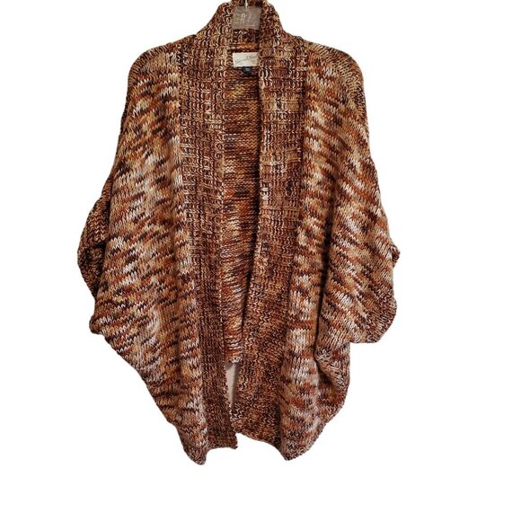 Universal Threads Rustic Color Poncho Open Cardigan - Picture 1 of 7